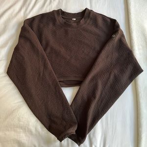 Alo Cropped Sweatshirt